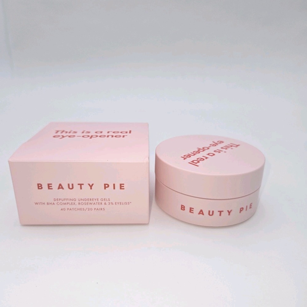 Beauty Pie Depuffing Undereye Gels 40 Patches‎ Hydrogel Eye Masks New in Box